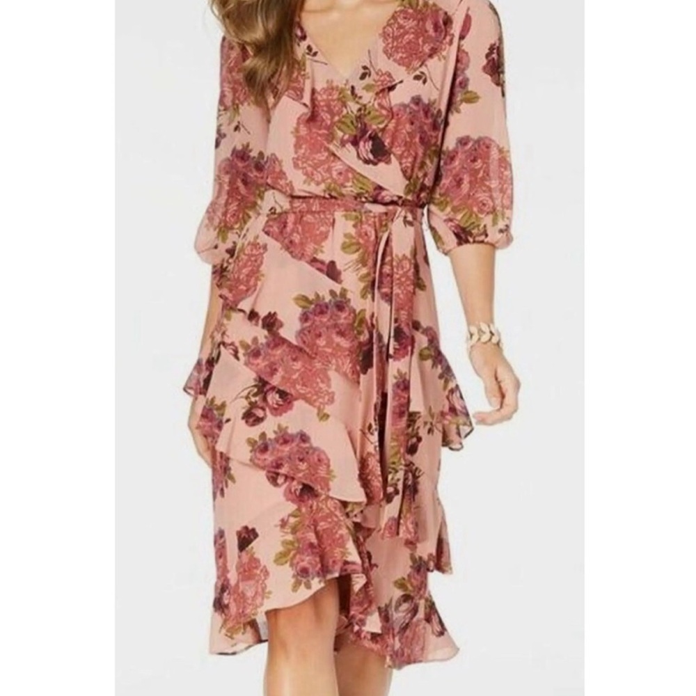 Betsy Johnson floral size 10 ruffle dress
